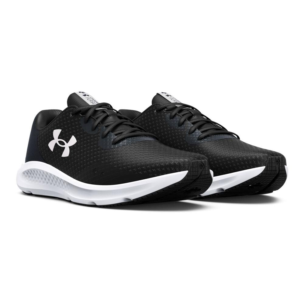 Zapatilla Running Hombre Under Armour Charged Pursuit 3 Negro image number 4.0