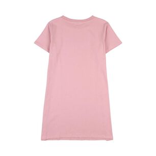 Vestido Corto Liso Oversize Manga Corta Cuello Redondo Mujer Freedom