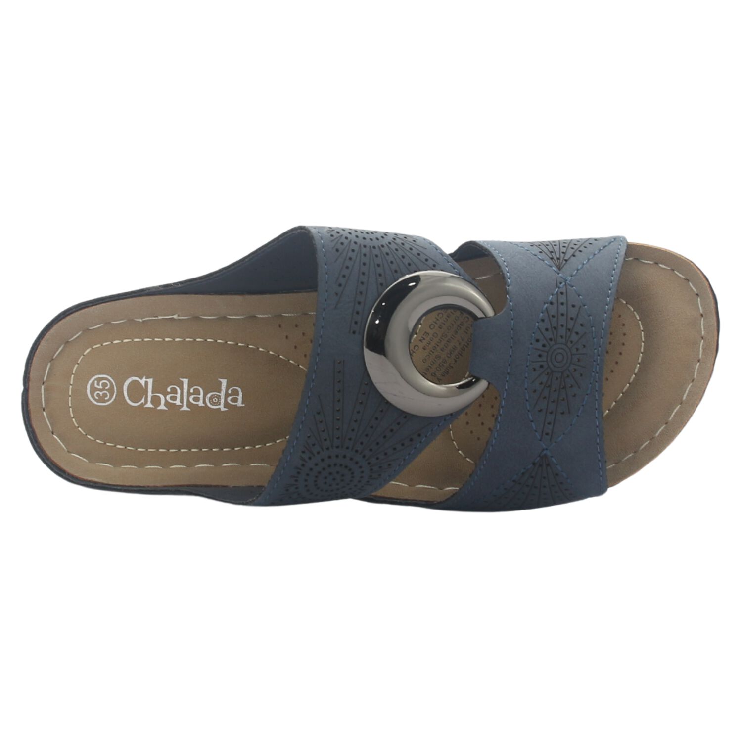 Sandalia Chalada Mujer Kon-5 Azul Casual image number 4.0