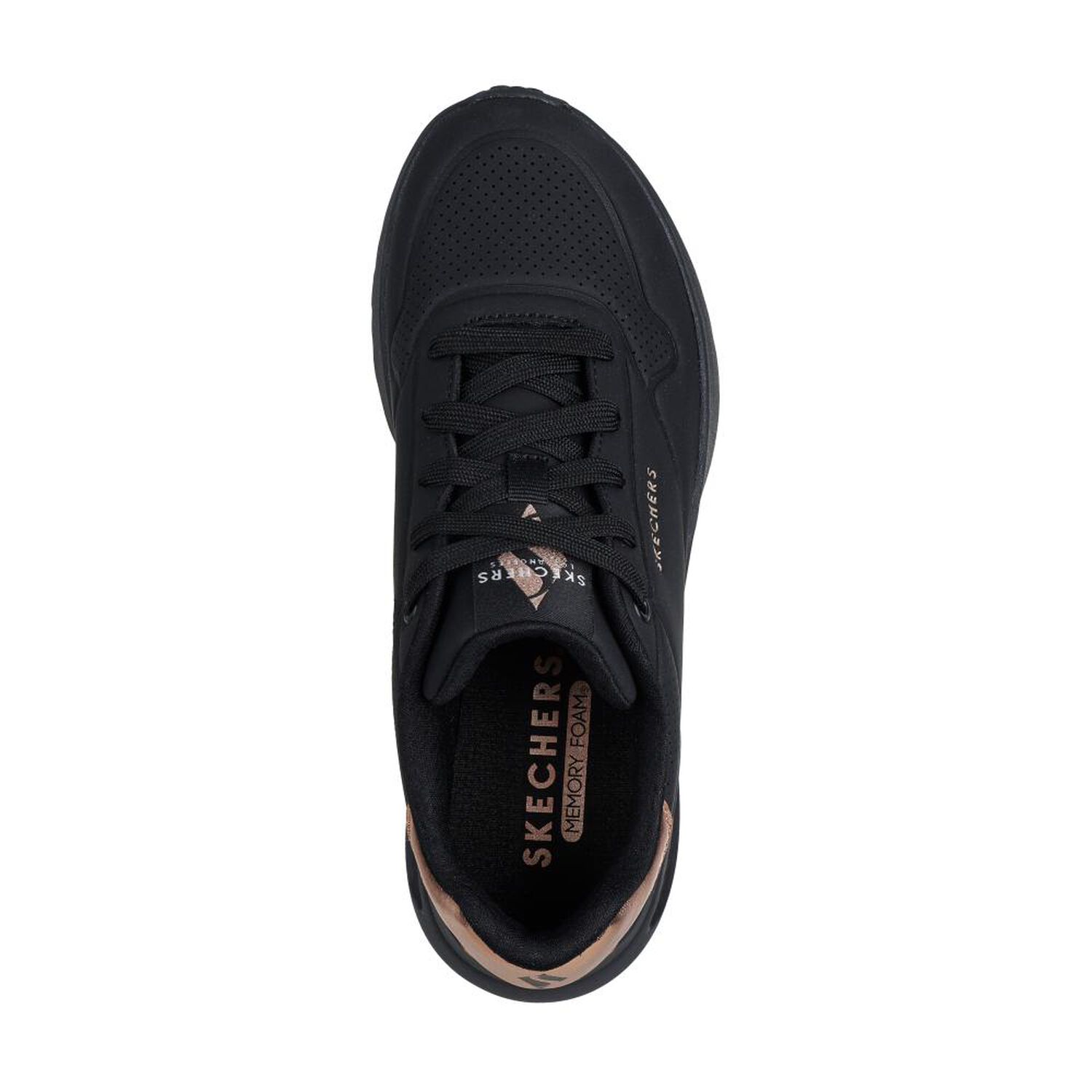 Zapatilla Urbana Mujer Skechers Uno Lite - Shimmer Along Bbk image number 3.0