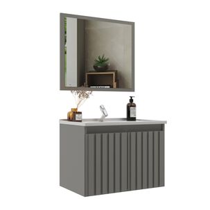 Mueble Baño Vanitorio+espejo Barii Home Mobili
