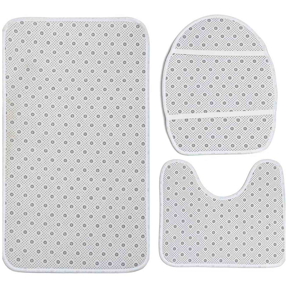 Juego De Cortina Y Alfombra Para El Ba&ntilde;o 04 Piezas Mod03 image number 3.0