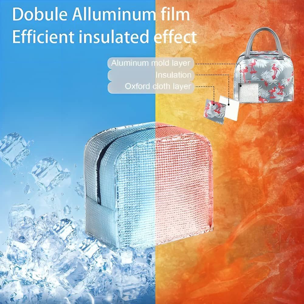 Lonchera Bolsa T&eacute;rmica Colaci&oacute;n Almuerzo Port&aacute;til image number 2.0