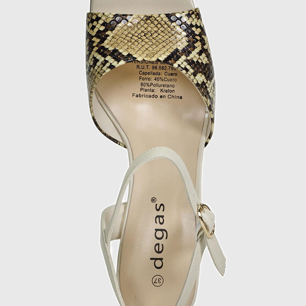 Sandalia Aimar Crema image number 6.0