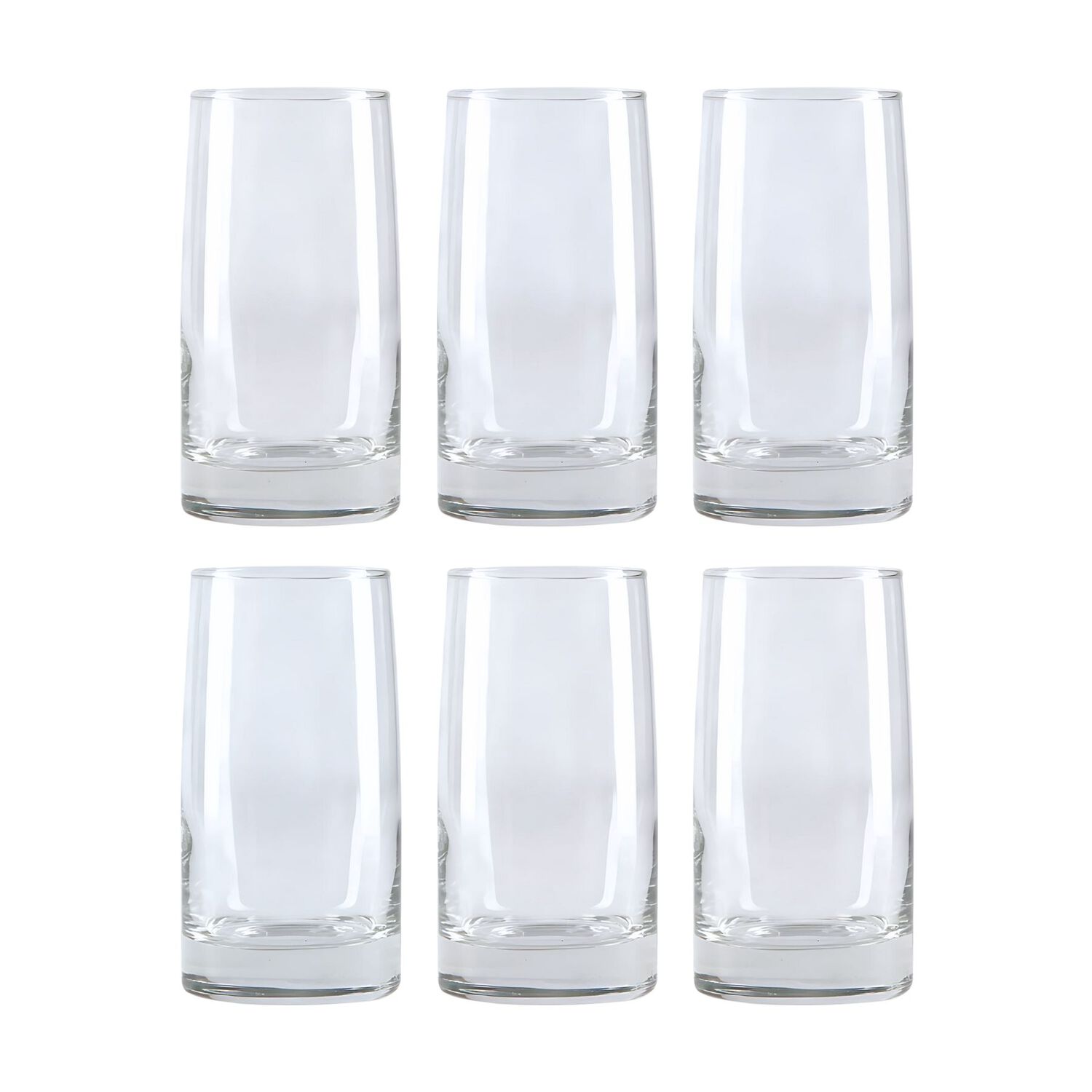 Display 6 Vasos Altos 388cc Toledo Vidrio Cristar Mojitos Bebida image number 2.0