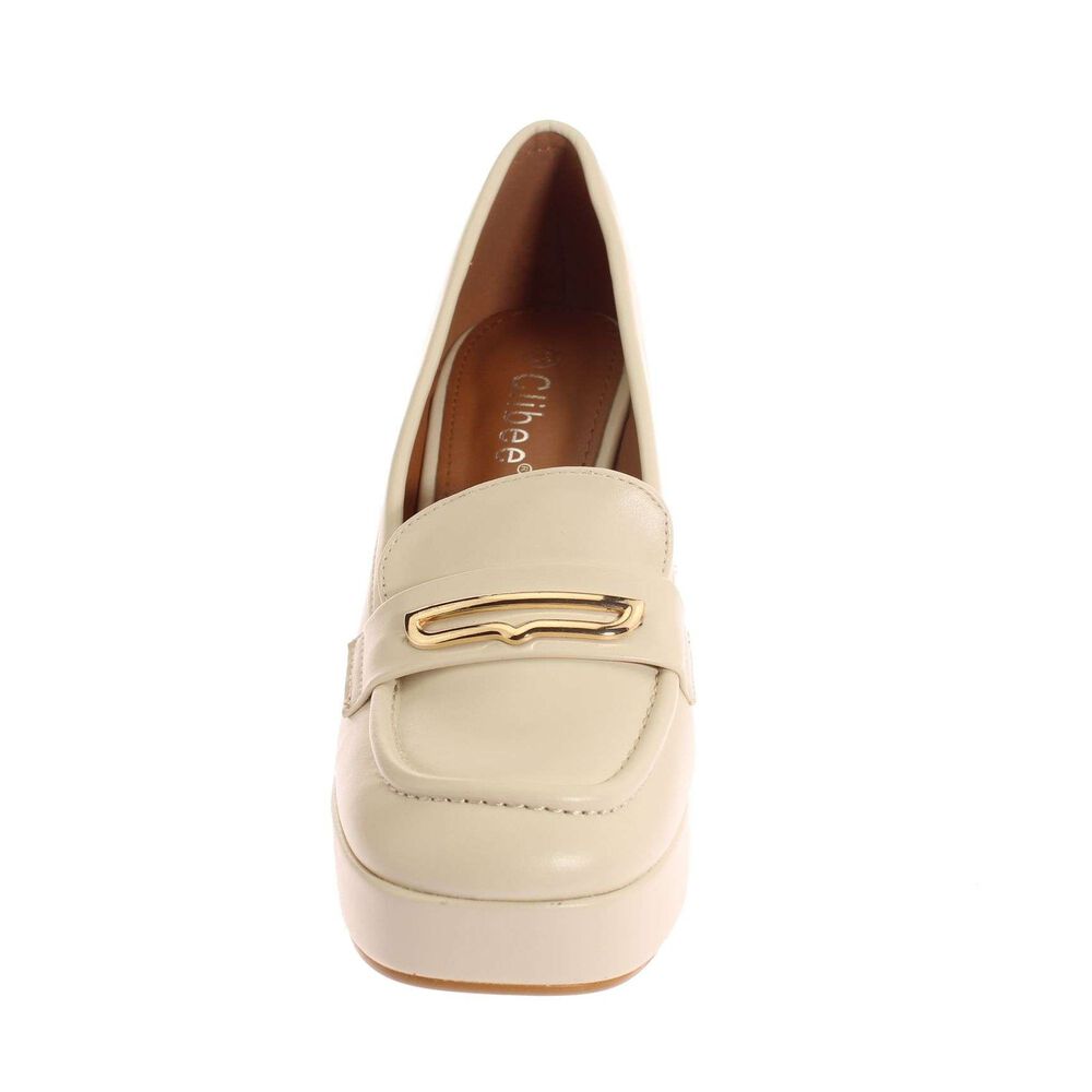 Zapato Tac&oacute;n Blanco V&iacute;a Franca Art. 5w115khaki image number 2.0