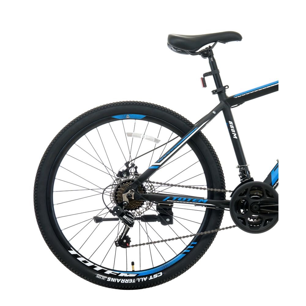 Bicicleta Totem Mtb Aro 26 Modelo Y660m Negro Azul image number 2.0