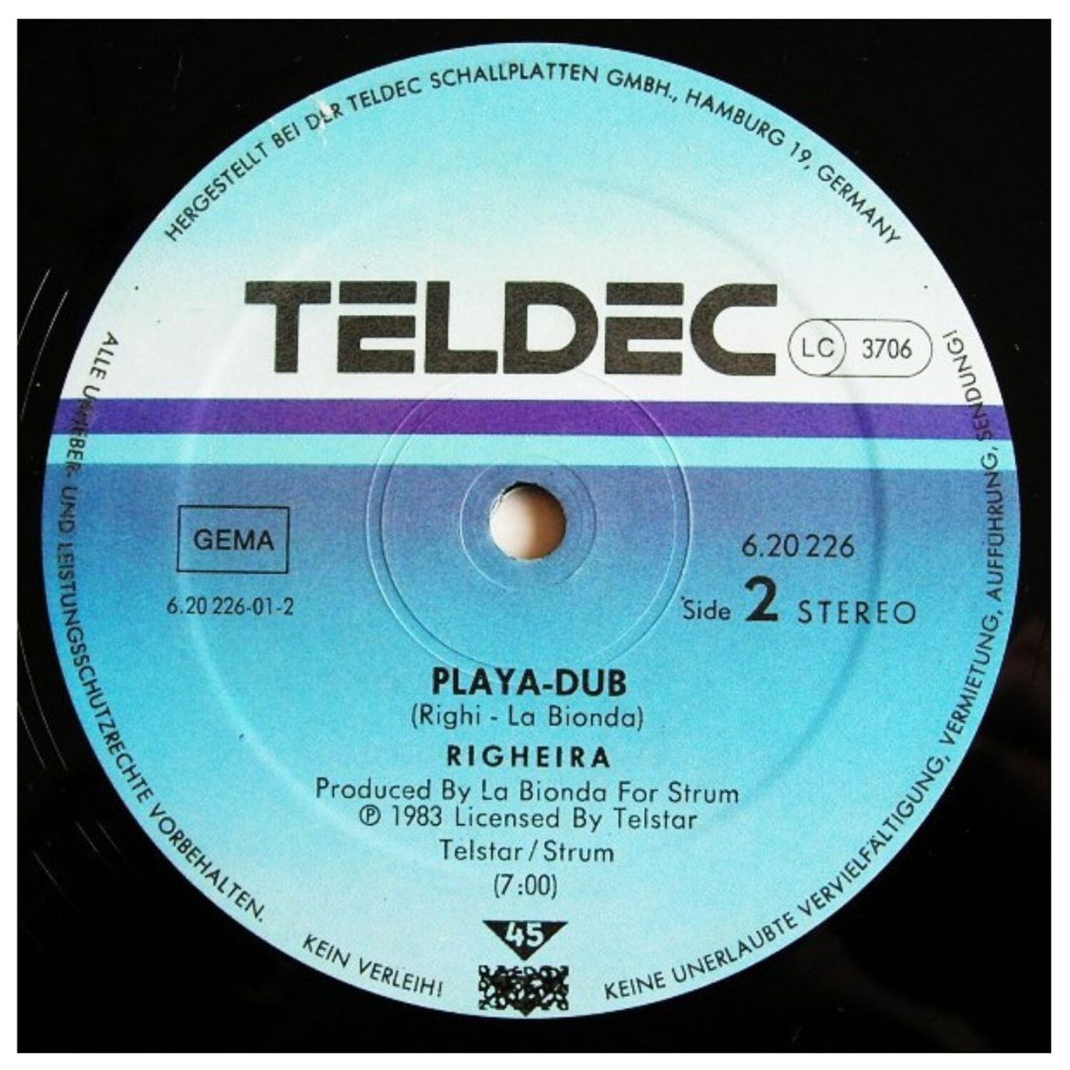 Righeira - Vamos A La Playa | 12" Maxi Single Usado image number 4.0