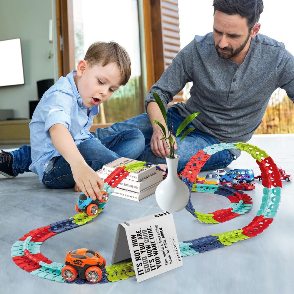 Autopista Magica Flexible Gravedad 0 92 Pcs Para Niños image number 4.0