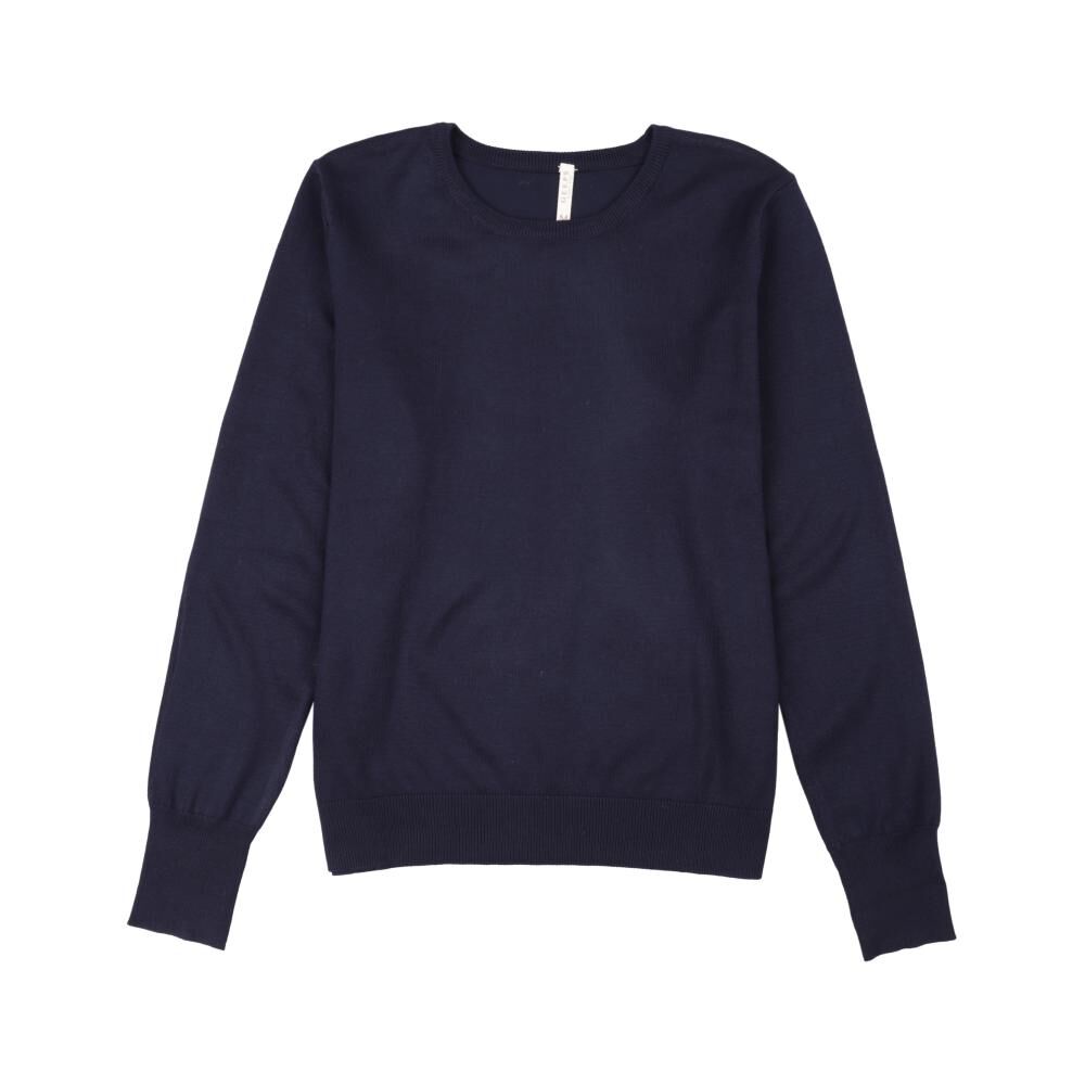 Sweater Liso Manga Larga Cuello Redondo Mujer Geeps image number 0.0