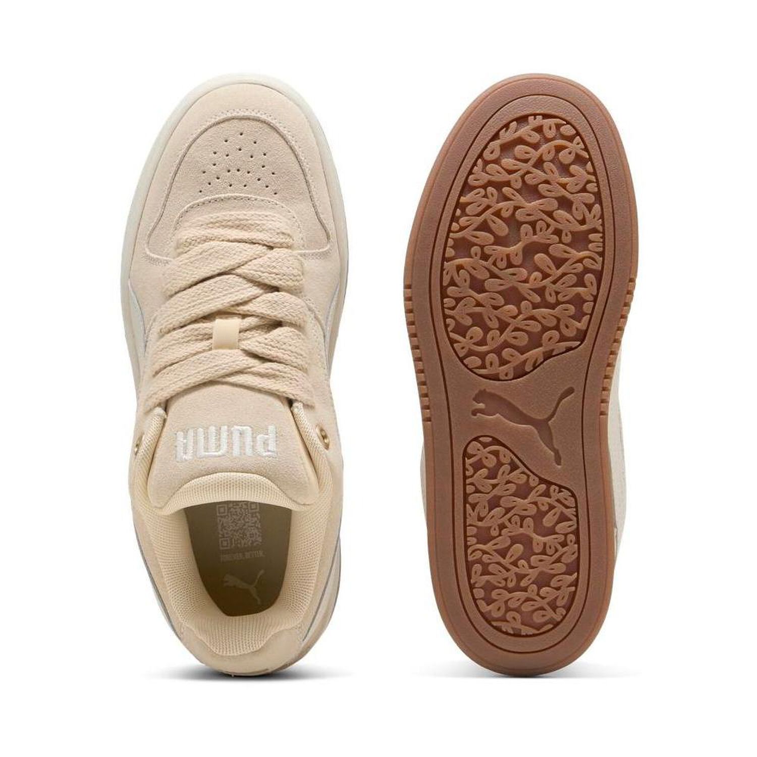 Zapatilla Puma Park Luna Sd Mujer Beige image number 4.0