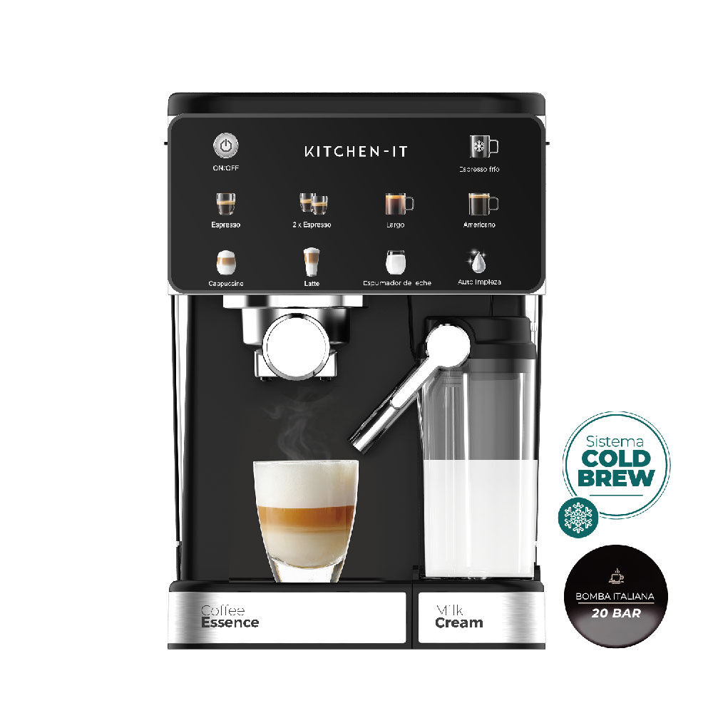 KITCHEN-IT Cafetera Espresso Power Brew 9 En 1