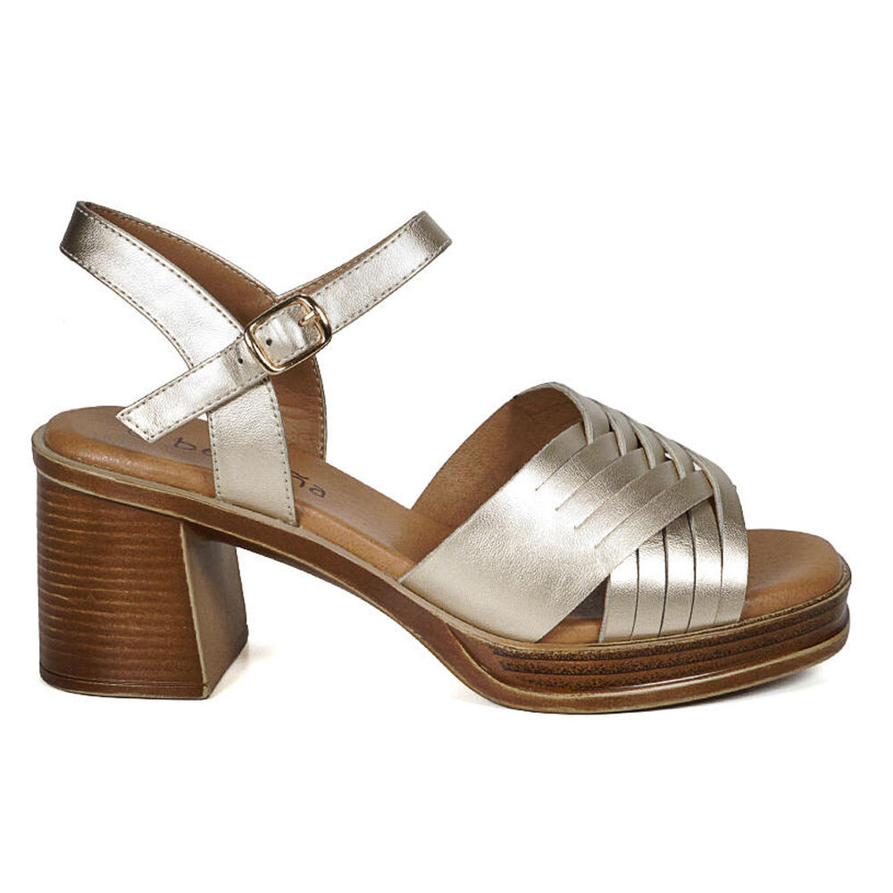 Sandalia Betzy Dorado image number 1.0