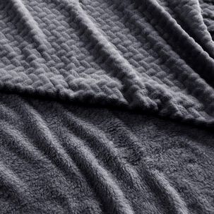 Frazada Coral Embossed 2 Plazas Marengo