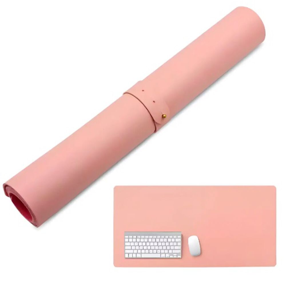 Alfombrilla Mousepad De Cuero Rosado image number 0.0
