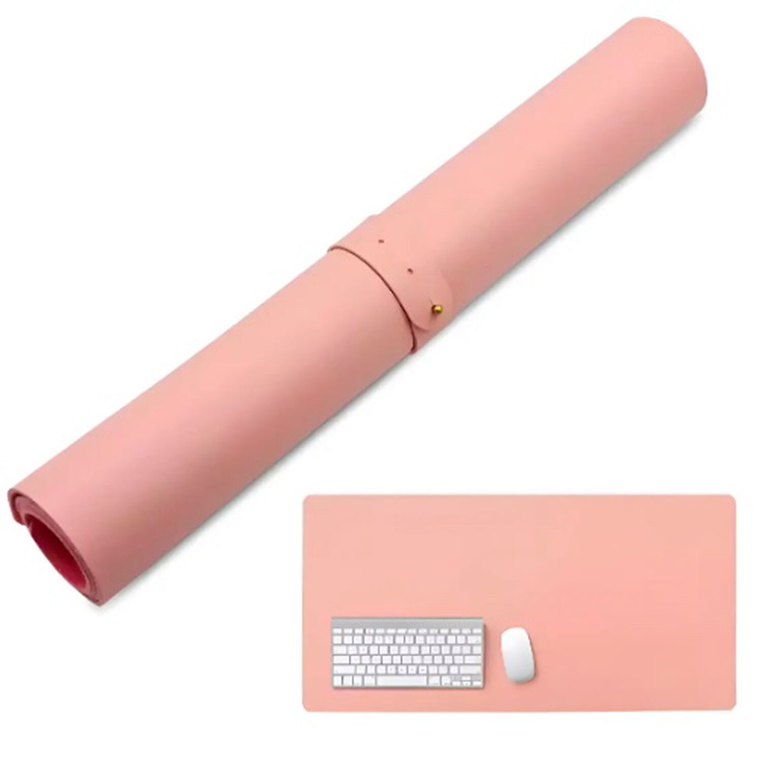 Alfombrilla Mousepad De Cuero Rosado image number 0.0