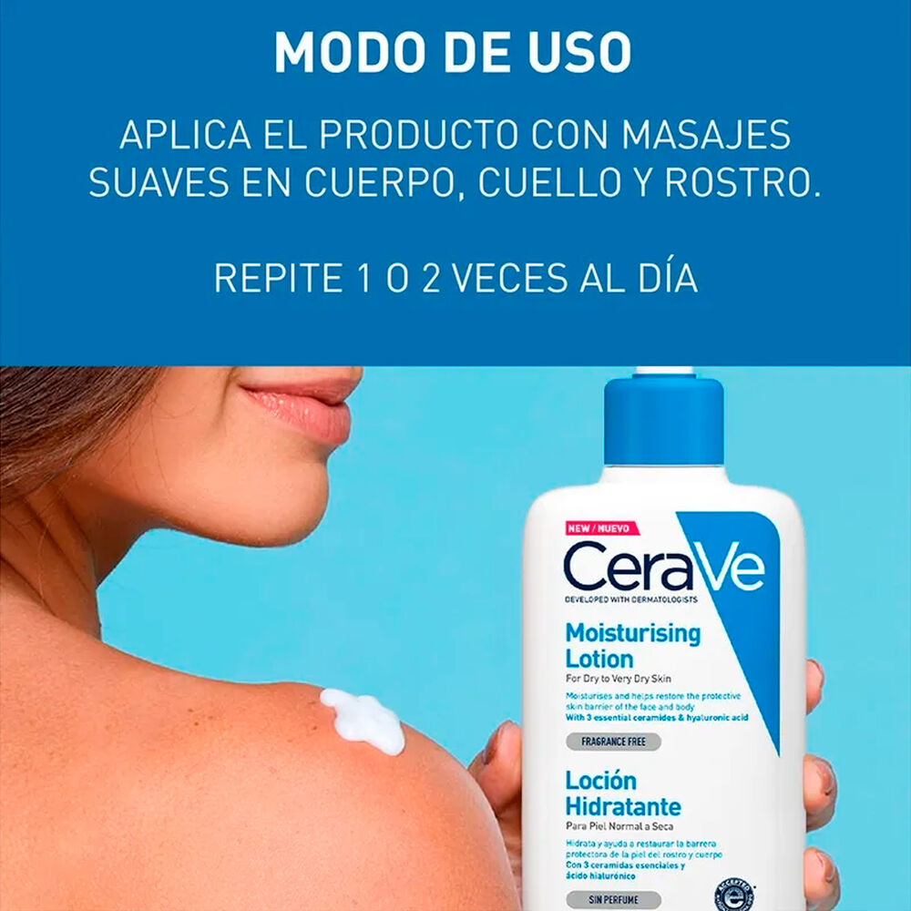 Locion Hidratante Piel Seca A Muy Seca 473ml Cerave image number 4.0
