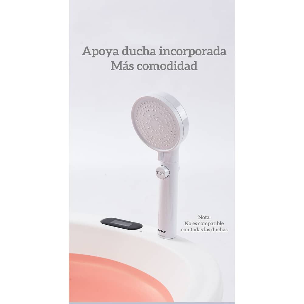 Ba&ntilde;era Plegable Con Coj&iacute;n Y M&aacute;s Accesorios Rosada Lubabycas image number 6.0