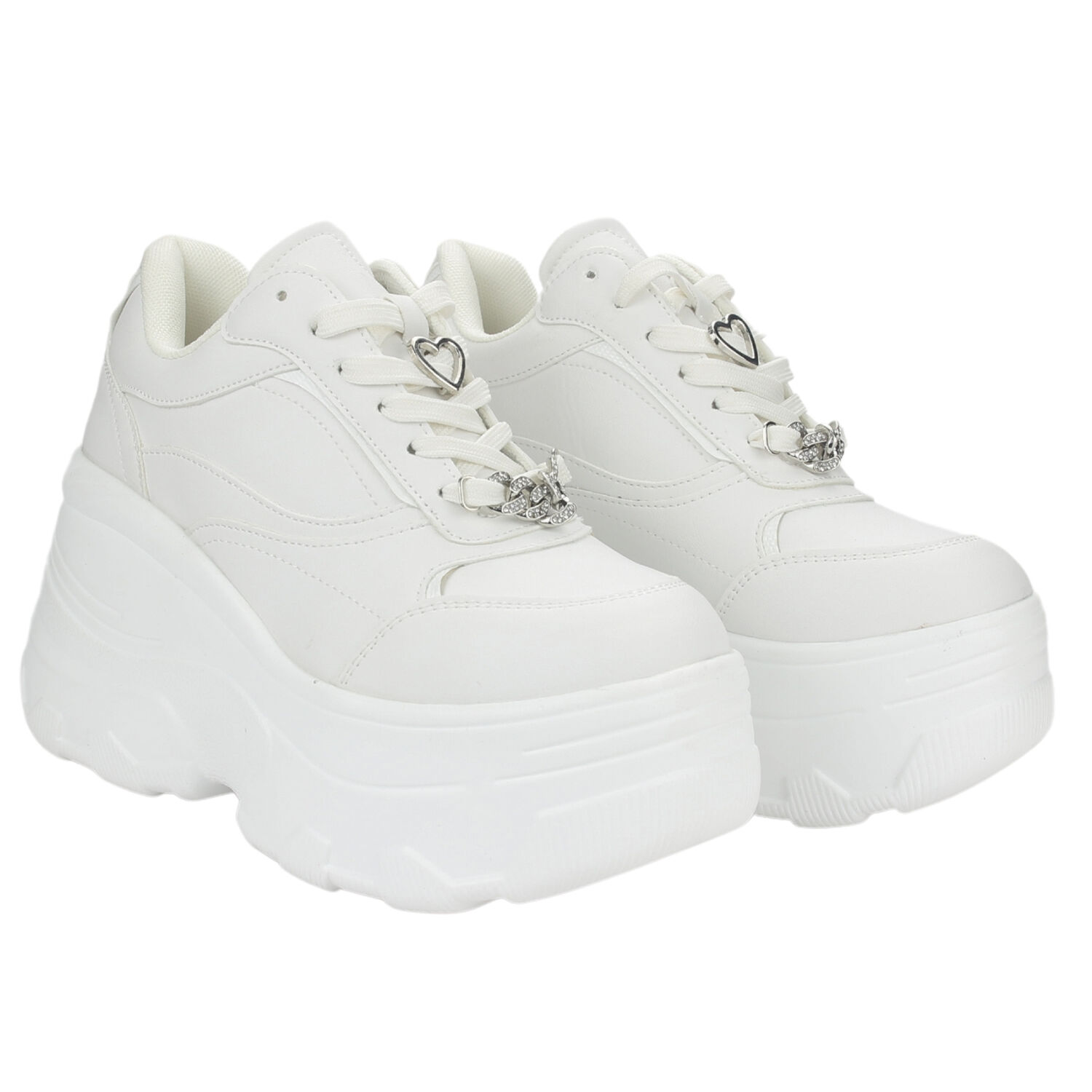 Zapatilla Chalada Mujer Nake-1 Blanco Urbano image number 4.0