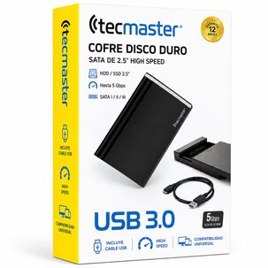 Cofre Para Discos Duros Y Ssd De 2.5&rdquo; Usb 3.0 High Speed