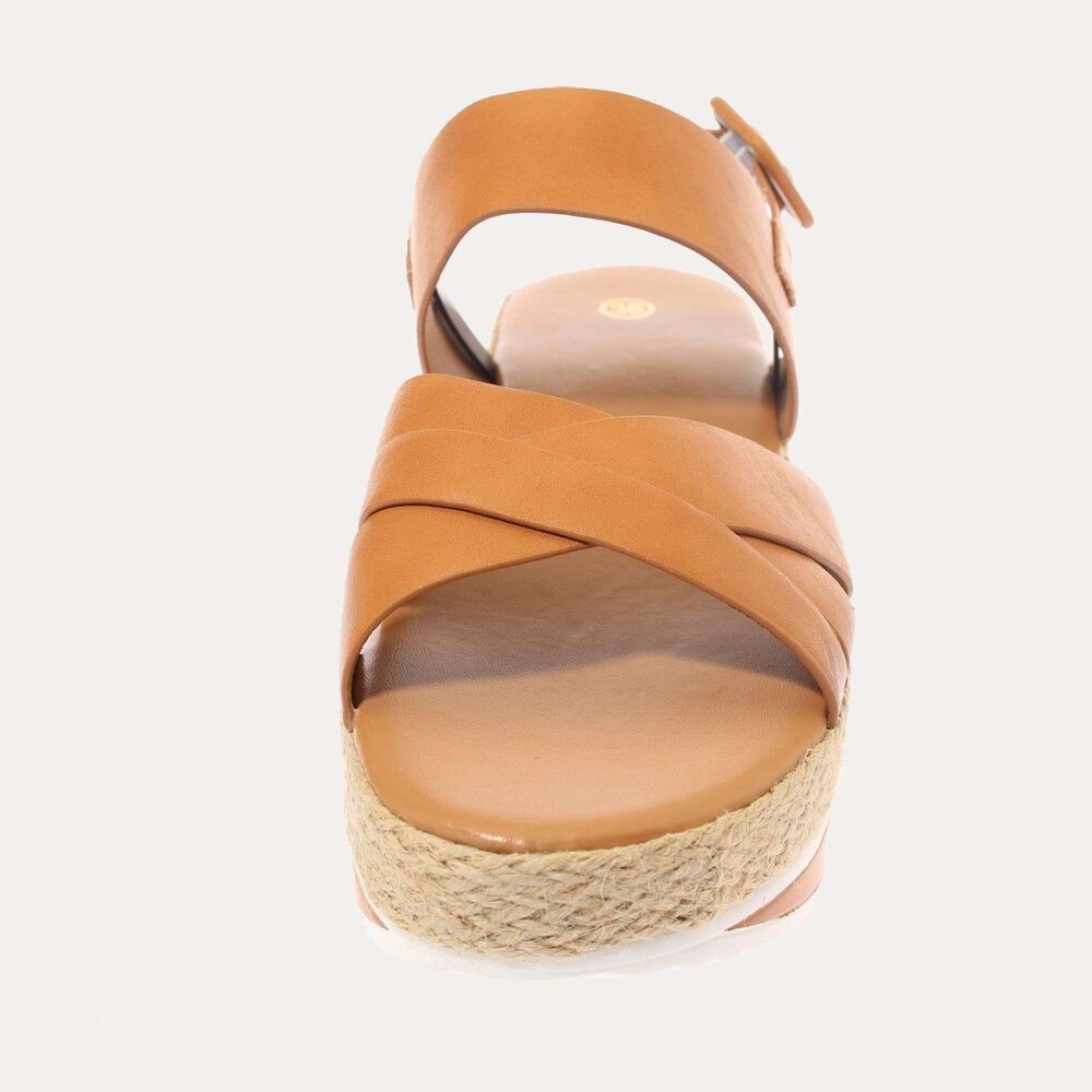 Sandalia Yellow Brown V&iacute;a Franca Art. 52110b31106ybrown image number 2.0