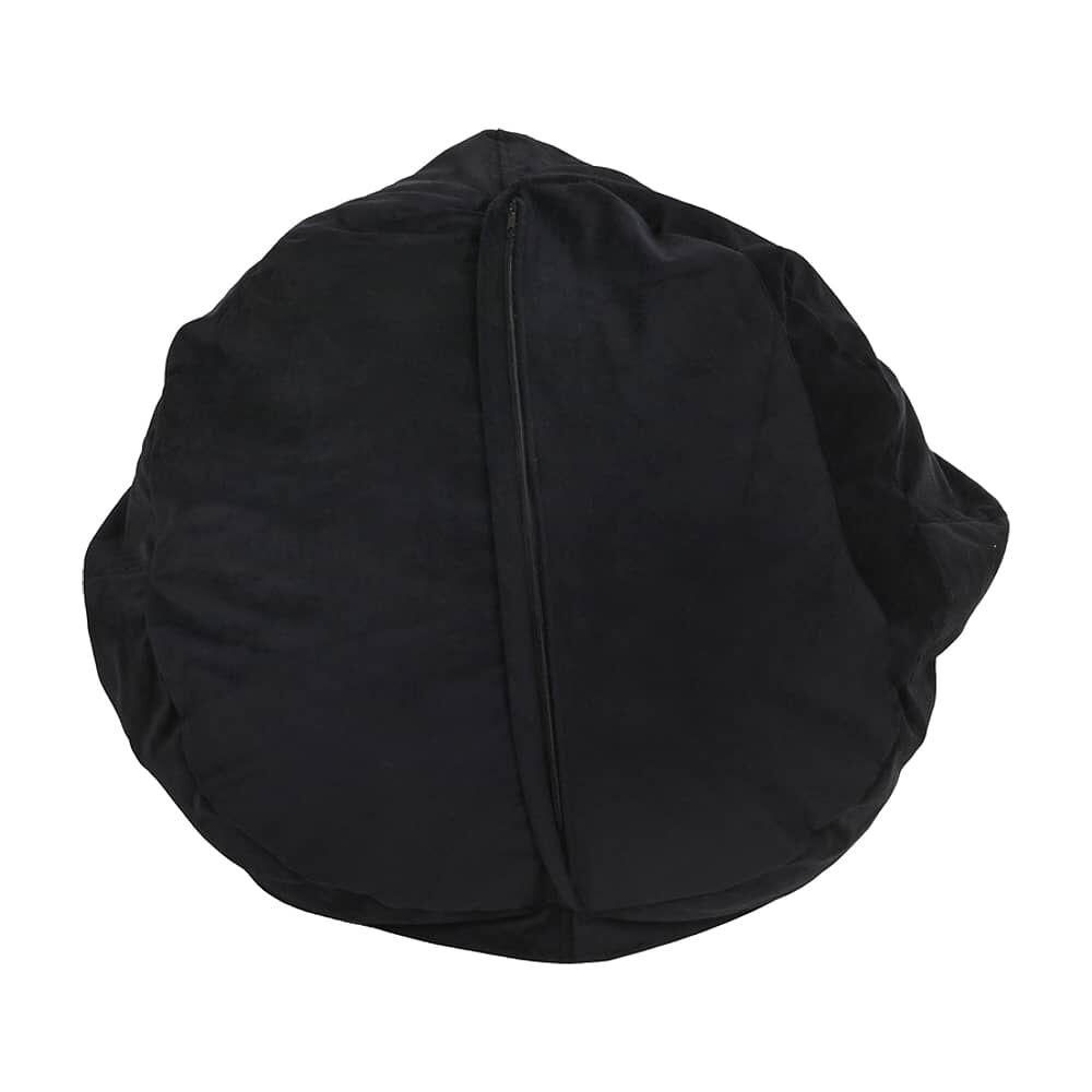 Pouf Pera Infantil Negro Felpa 60x50x50 Cm M&aacute;xima Design image number 3.0