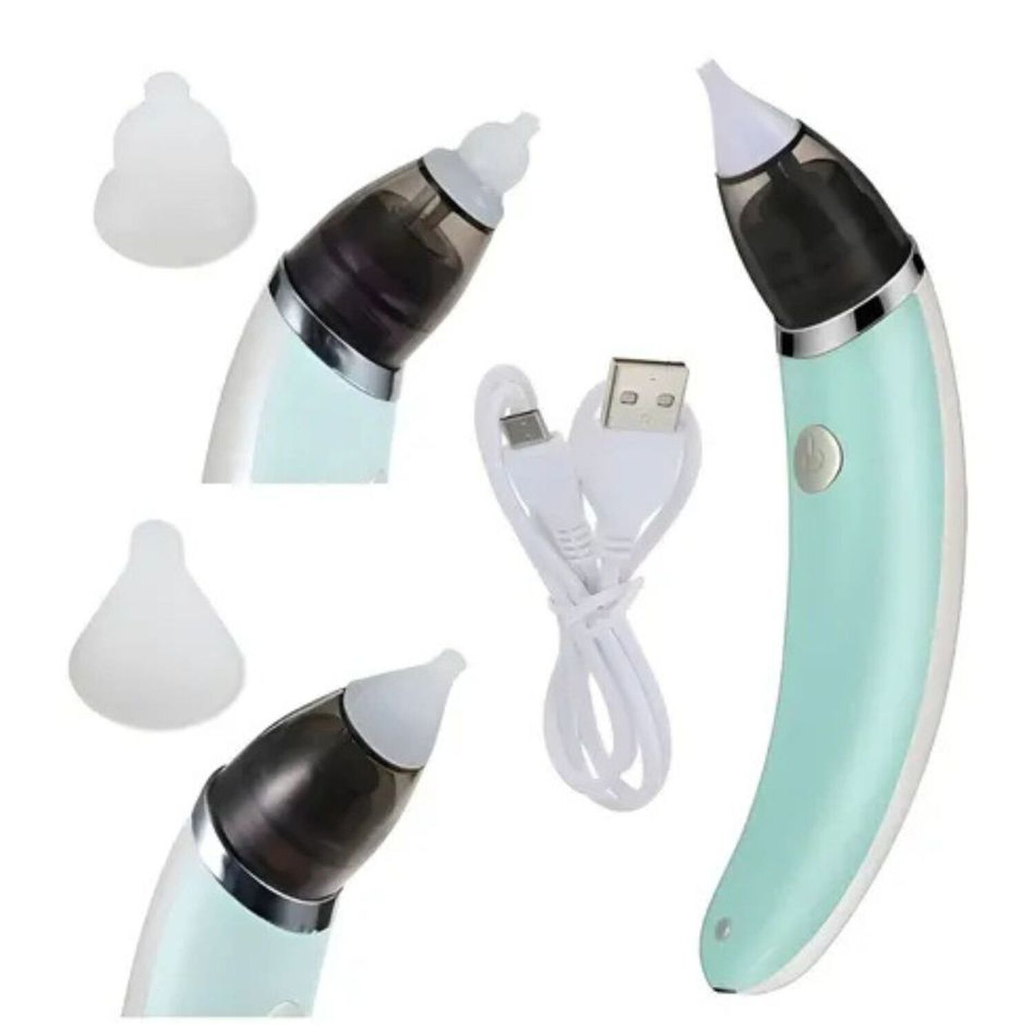 Aspirador Nasal El&eacute;ctrico Recargable Saca Mocos Para Beb&eacute;s image number 2.0