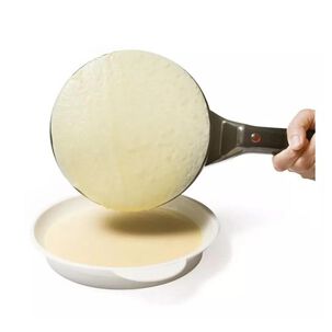 Maquina Panqueques Crepe Antiadherente 800w Bmc03 Blanik