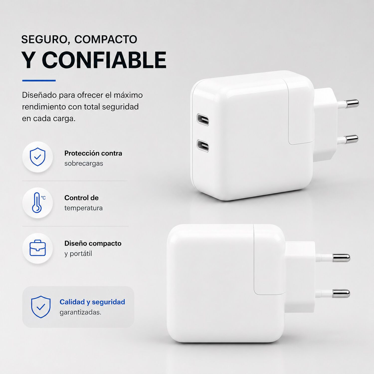 Adaptador Usb-c Doble Puerto 35w Compatible Iphone Ipad image number 4.0