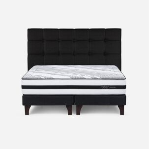 Cama Europea Rosen Driven / King / Base Dividida + Respaldo