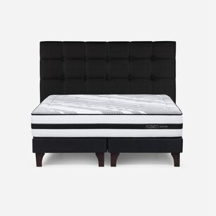 Cama Europea Rosen Driven / King / Base Dividida + Respaldo