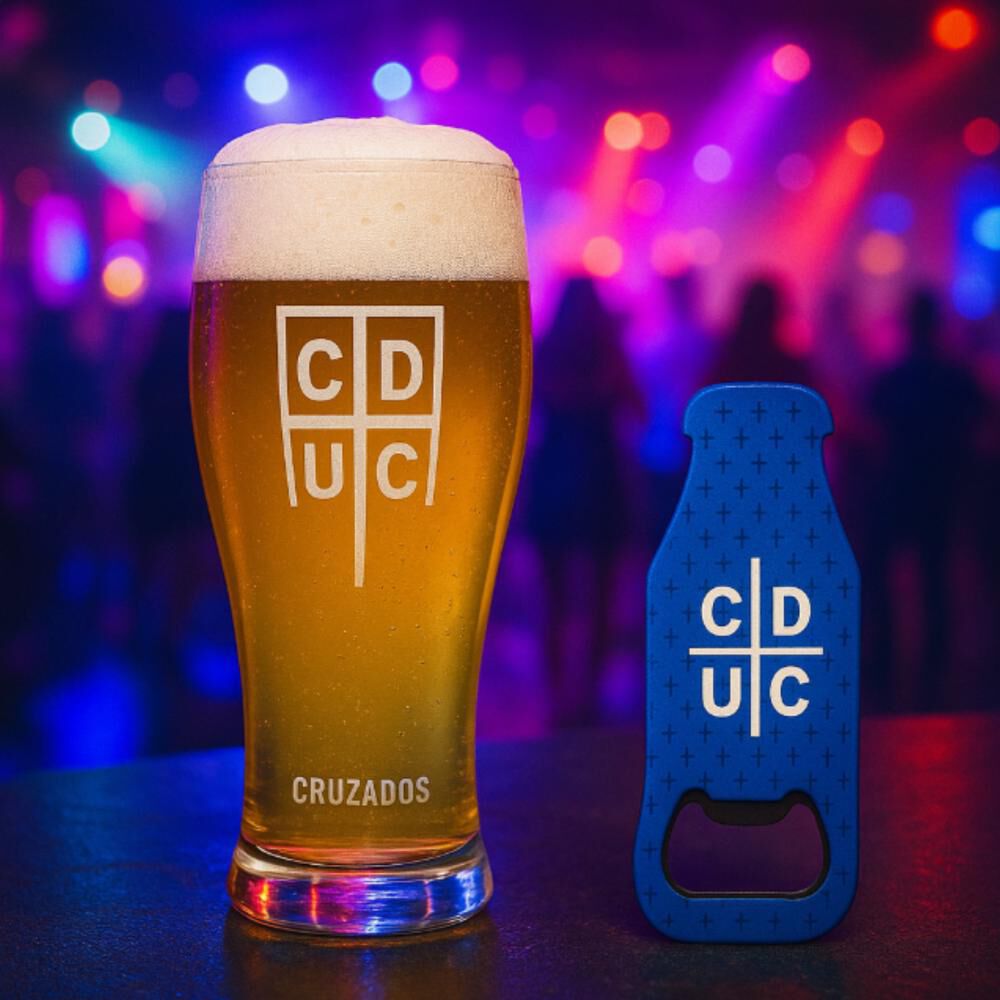 Set Cervecero Cruzado Oficial Cduc Shopero Y Destapador image number 5.0