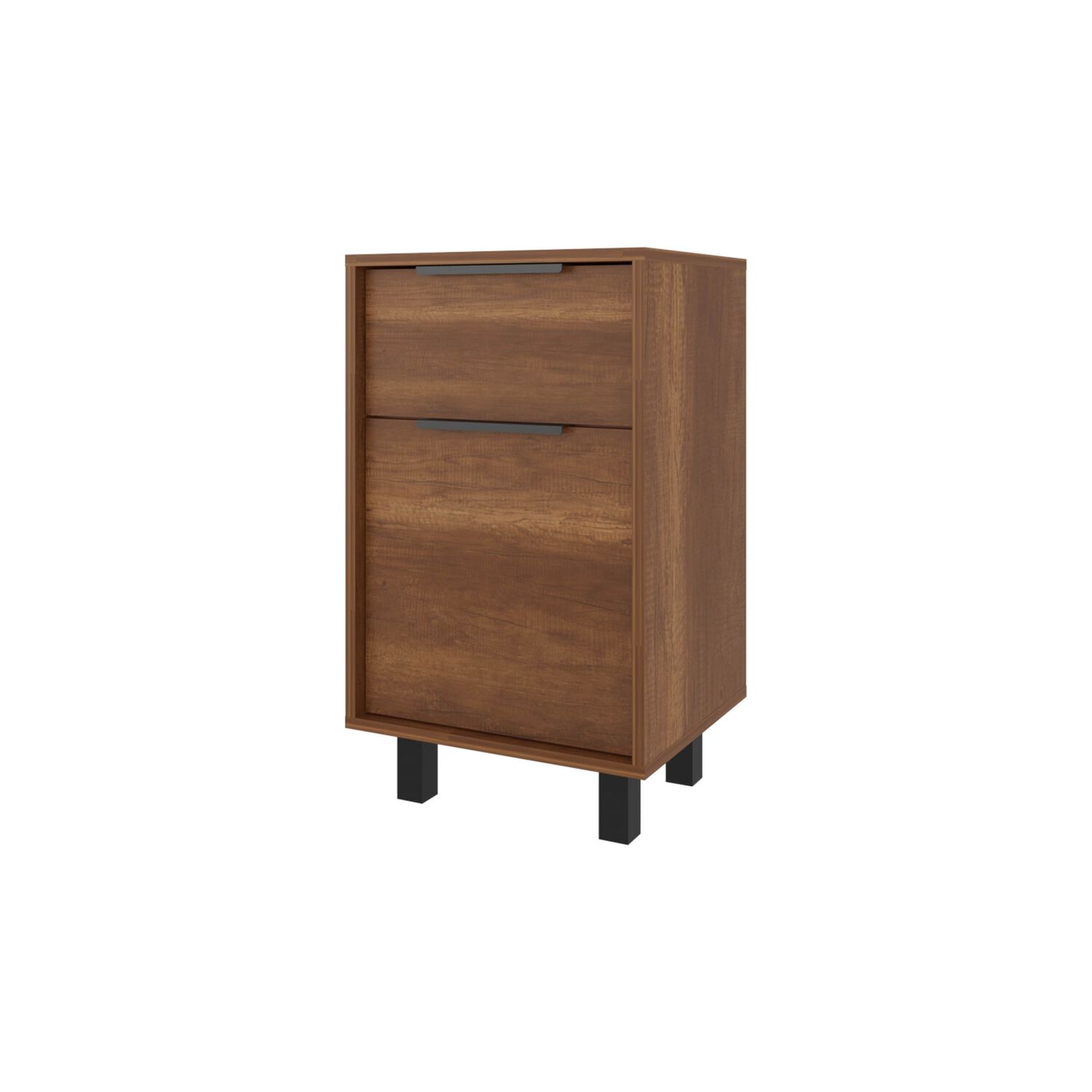 Velador 1 Caj&oacute;n 1 Puerta Fm-002o - Caf&eacute; Oscuro image number 0.0
