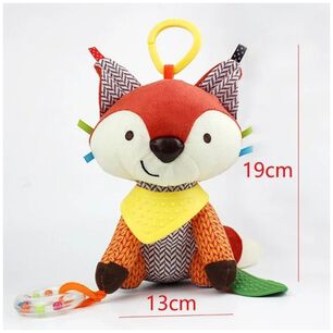 Sonajero De Peluche De Tela Animales Zorro