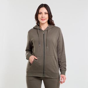 Polerón Básico Regular Cuello Redondo Con Capucha Mujer Sexy Large