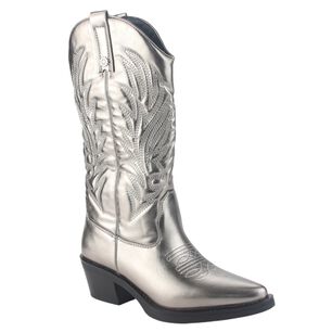 Bota Chalada Mujer West-22 Plateado Casual