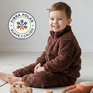 Conjunto 2 Piezas Buzo Poler&oacute;n Pantal&oacute;n Bebe Ni&ntilde;o Poli&eacute;ster Brown