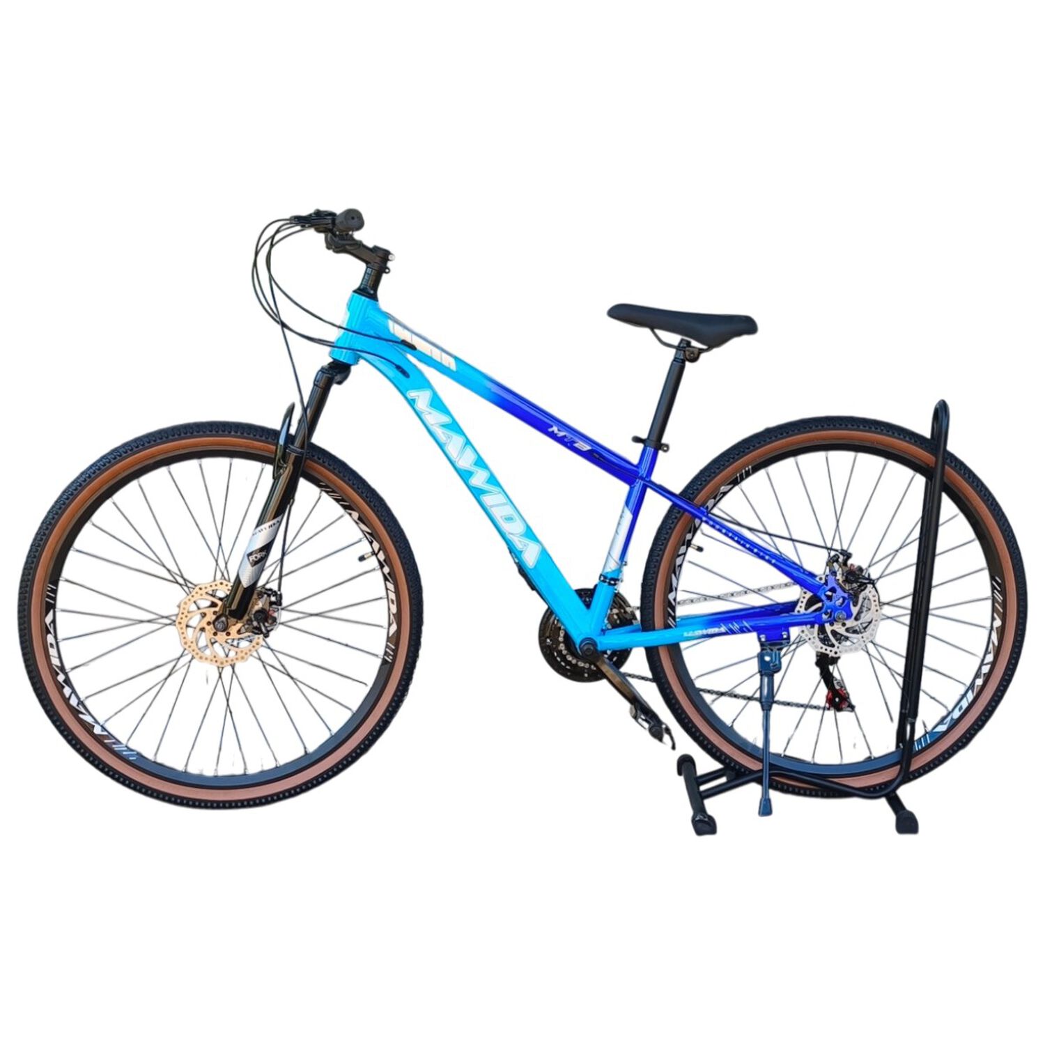 Bicicleta Aro 29 Mawida 21 Veloc Y Freno Disco Azul Celeste image number 2.0