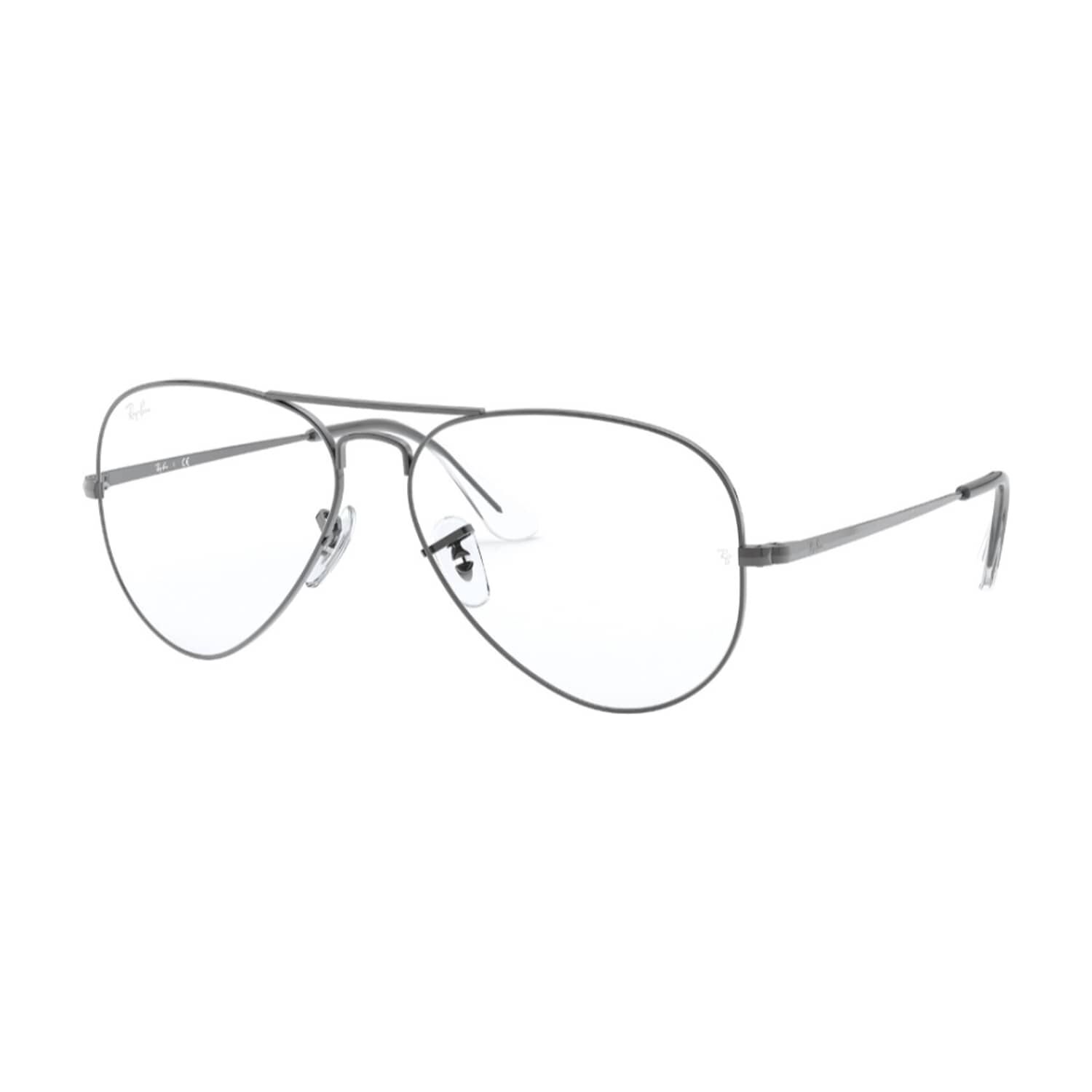 Lentes &Oacute;pticos Aviator Plateado Pulido Ray-ban Optical image number 1.0