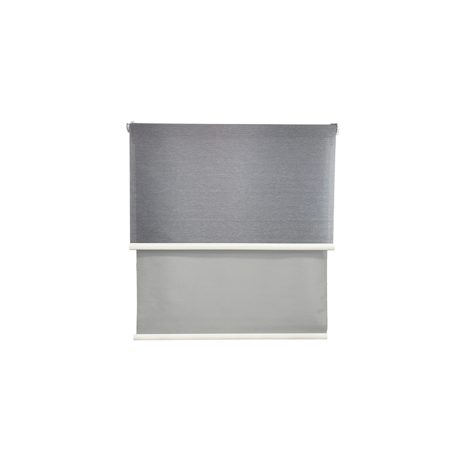 Cortina Roller Blackout Doble Tela Sin Cenefa 140x200 Gris image number 0.0