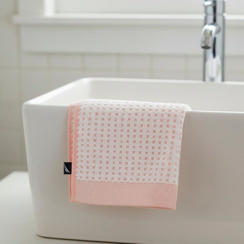 Toalla De Manos Mara Nautica Home 40x60cm Blanca-rosada image number 0.0