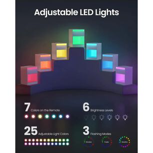 Velador Vasagle Con Luz Led Usb Enchufes Y Caj&oacute;n