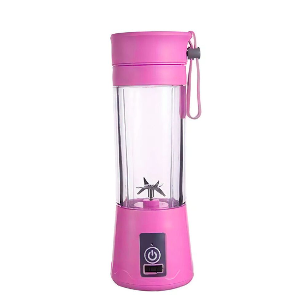 Mini Licuadora Portátil Recargable Rosa Usb 380ml Compacta image number 0.0