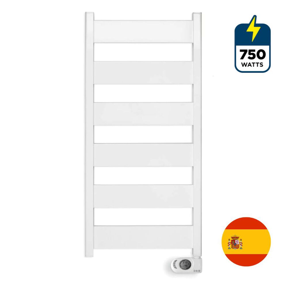 Toallero Radiador Secatoallas Eléctrico Neris 750w Blanco Primaterm image number 1.0