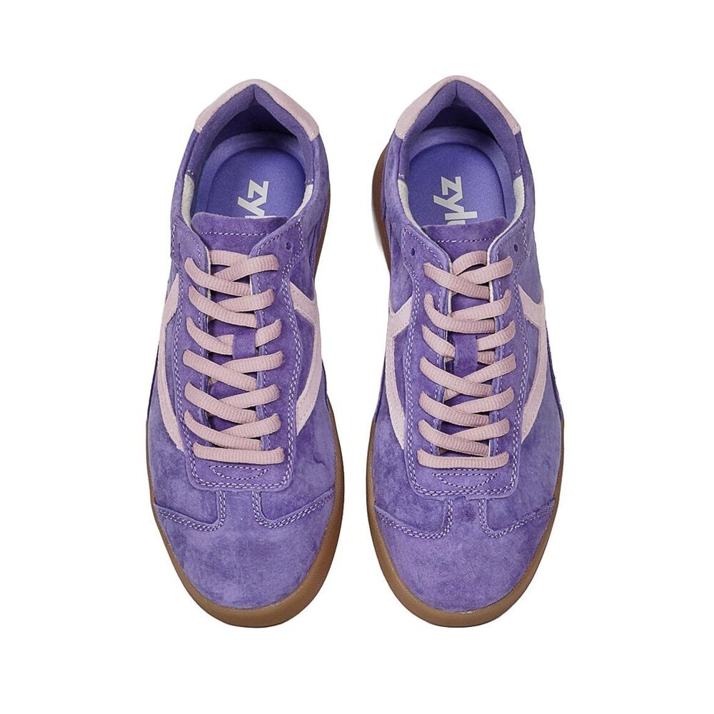 Zapatilla Cuero Urbana Amanda Violeta image number 2.0