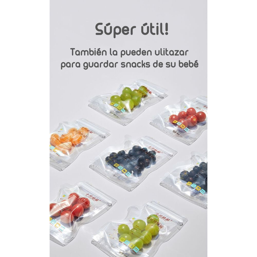Bolsa Para Leche Maternal 108 Unidades Y 1 Plum&oacute;n Lubabycas image number 7.0