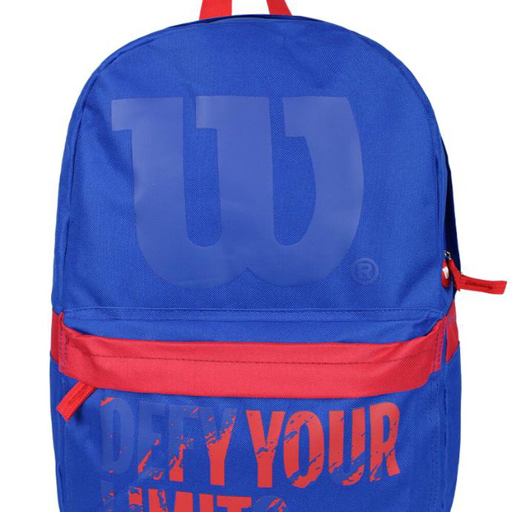 Mochila Defy Azul Con Rojo Wilson image number 0.0