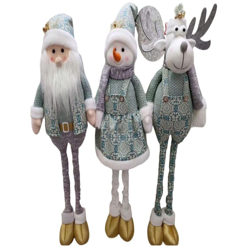 Patas Largas Hacer MuÃ±ecos De Navidad Con Calcetines Set Muñecos