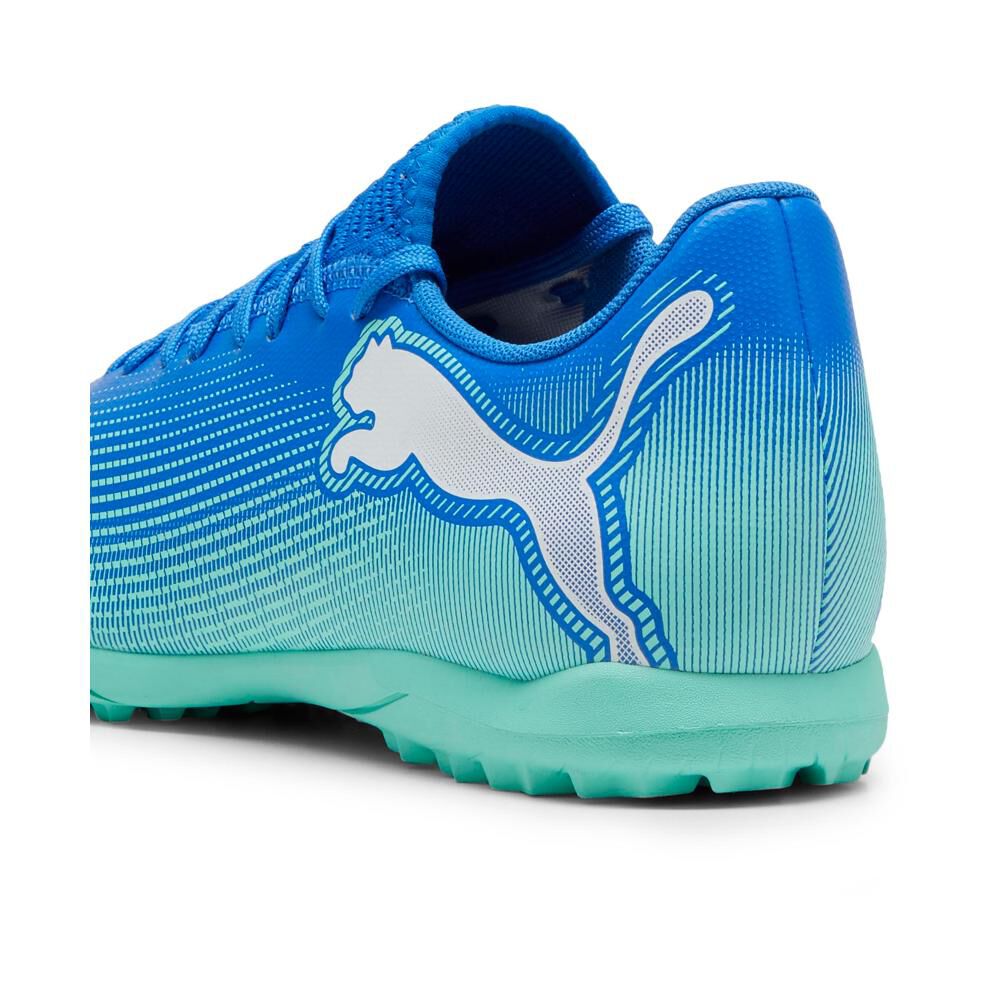 Zapatilla Fútbol Hombre Puma Future 7 Play Tt Azul image number 4.0