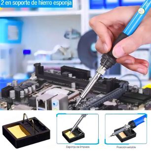 Soldador De Esta&ntilde;o El&eacute;ctrico Tipo L&aacute;piz Gen&eacute;rica Kit Caut&iacute;n Soldador 60w 220v